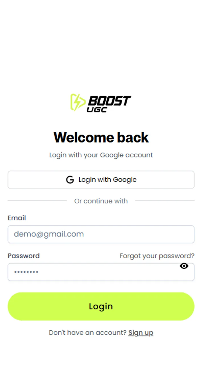 BoostUGC mobile preview
