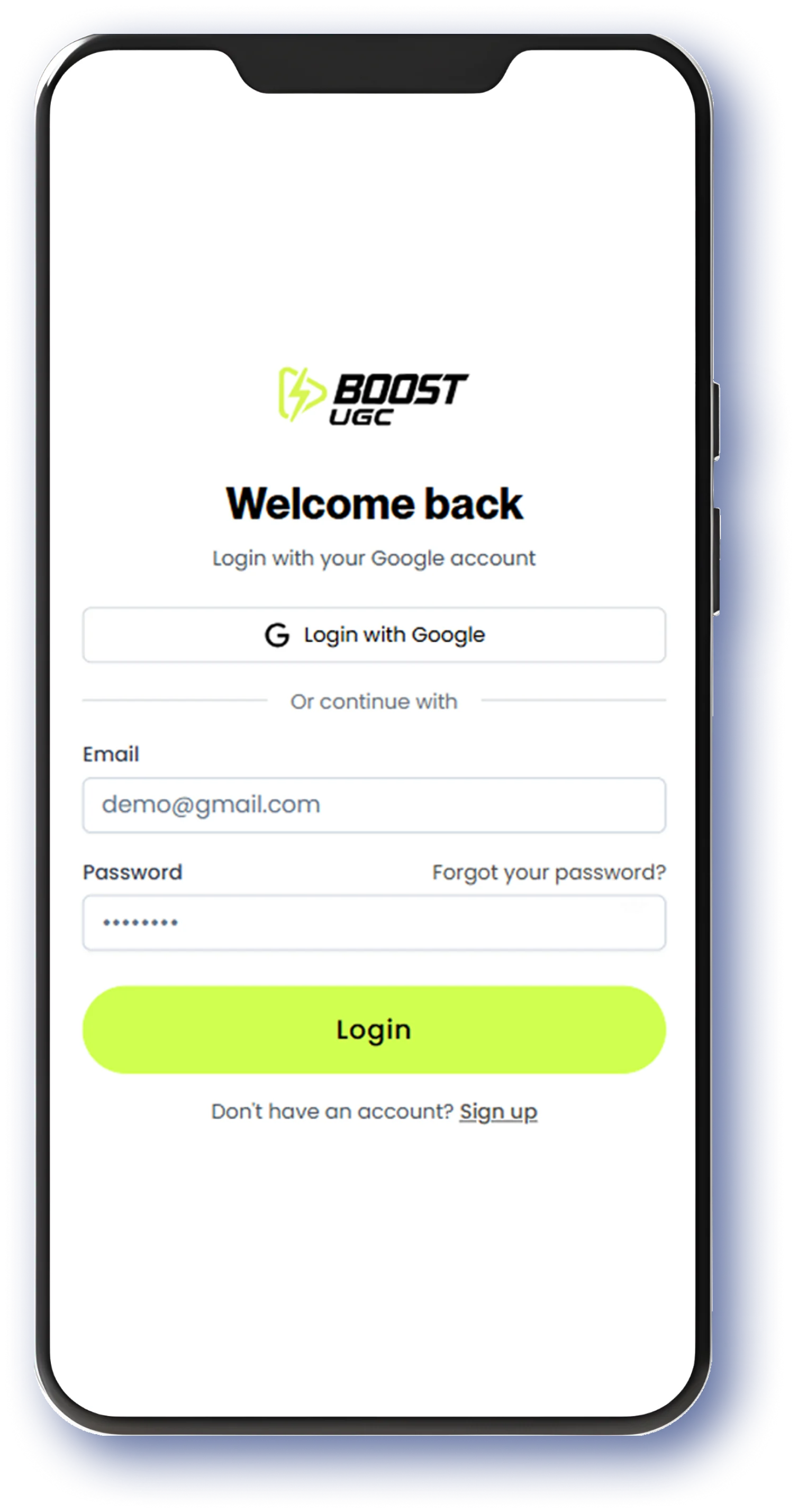 BoostUGC mobile preview