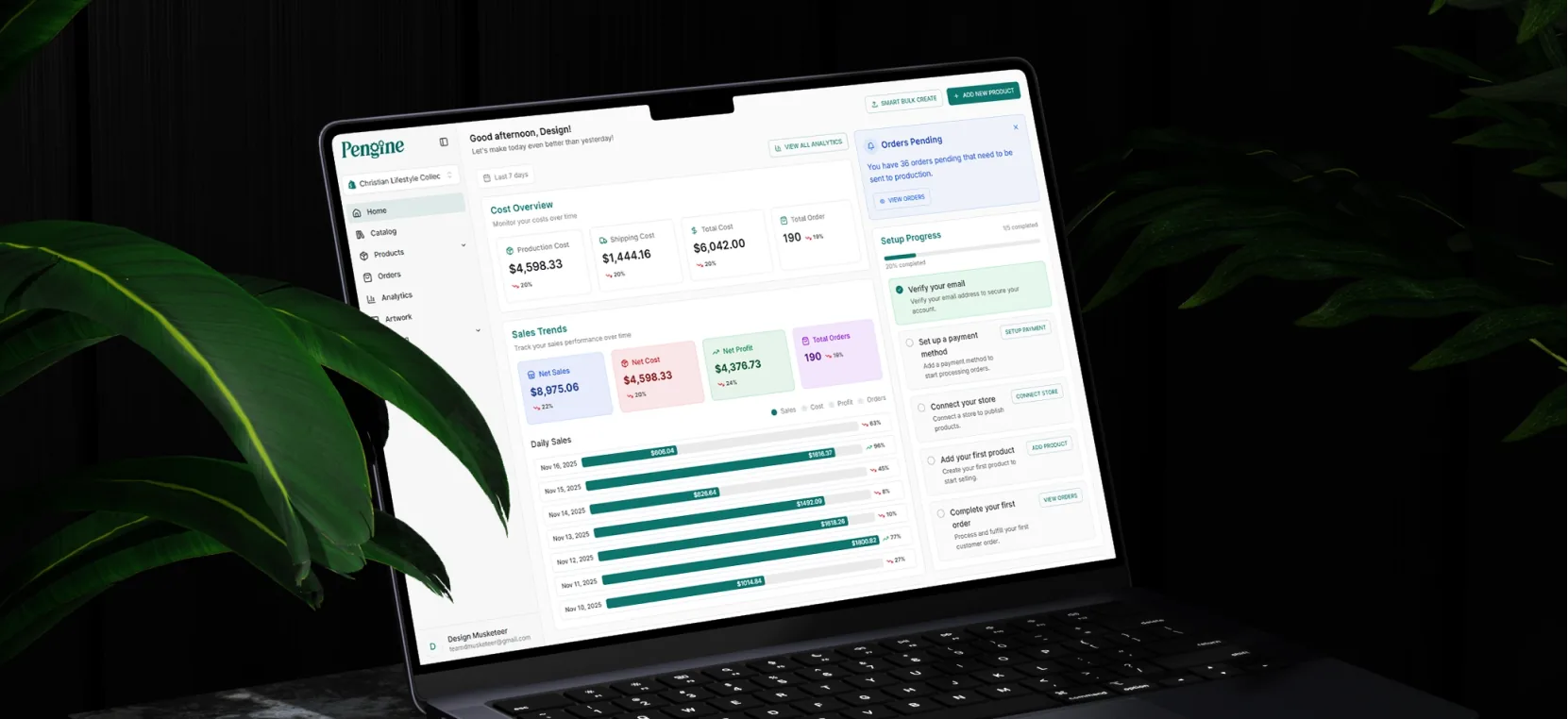 Pengine product catalog