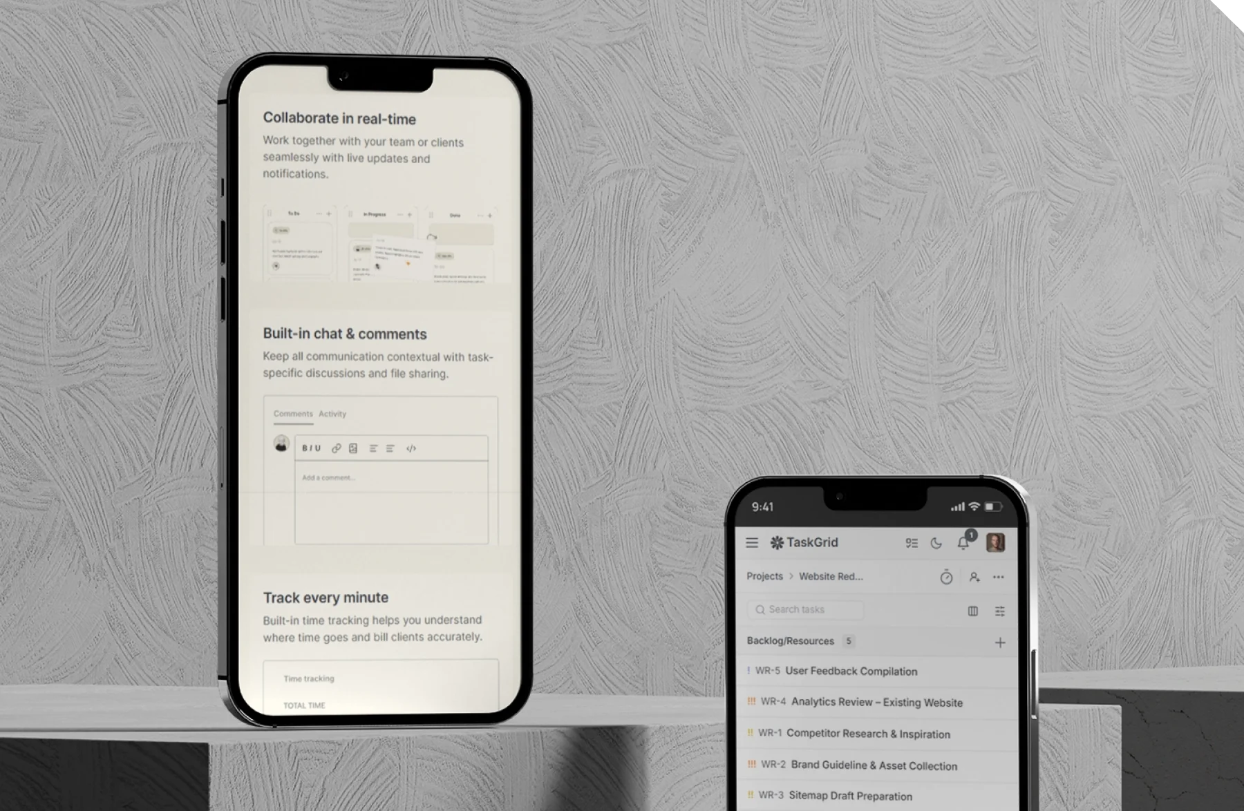TaskGrid infrastructure view